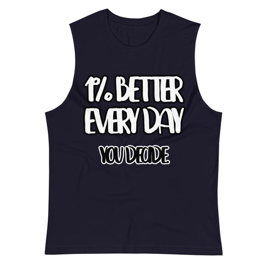 Forever Hungry 1% You Decide Muscle Shirt - Forever Hungry Lifestyle