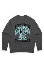 Load image into Gallery viewer, Forever Hungry MENS RELAX FADED CREW
