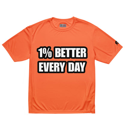 Forever Hungry 1% Unisex performance crew neck t-shirt