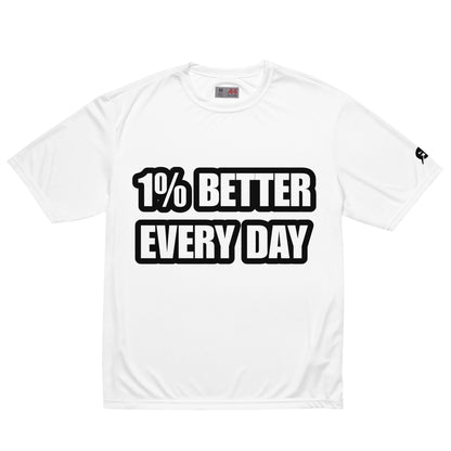 Forever Hungry 1% Unisex performance crew neck t-shirt