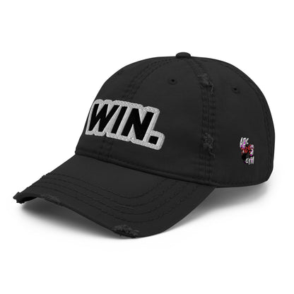 WIN. Distressed Dad Hat - Forever Hungry Lifestyle 