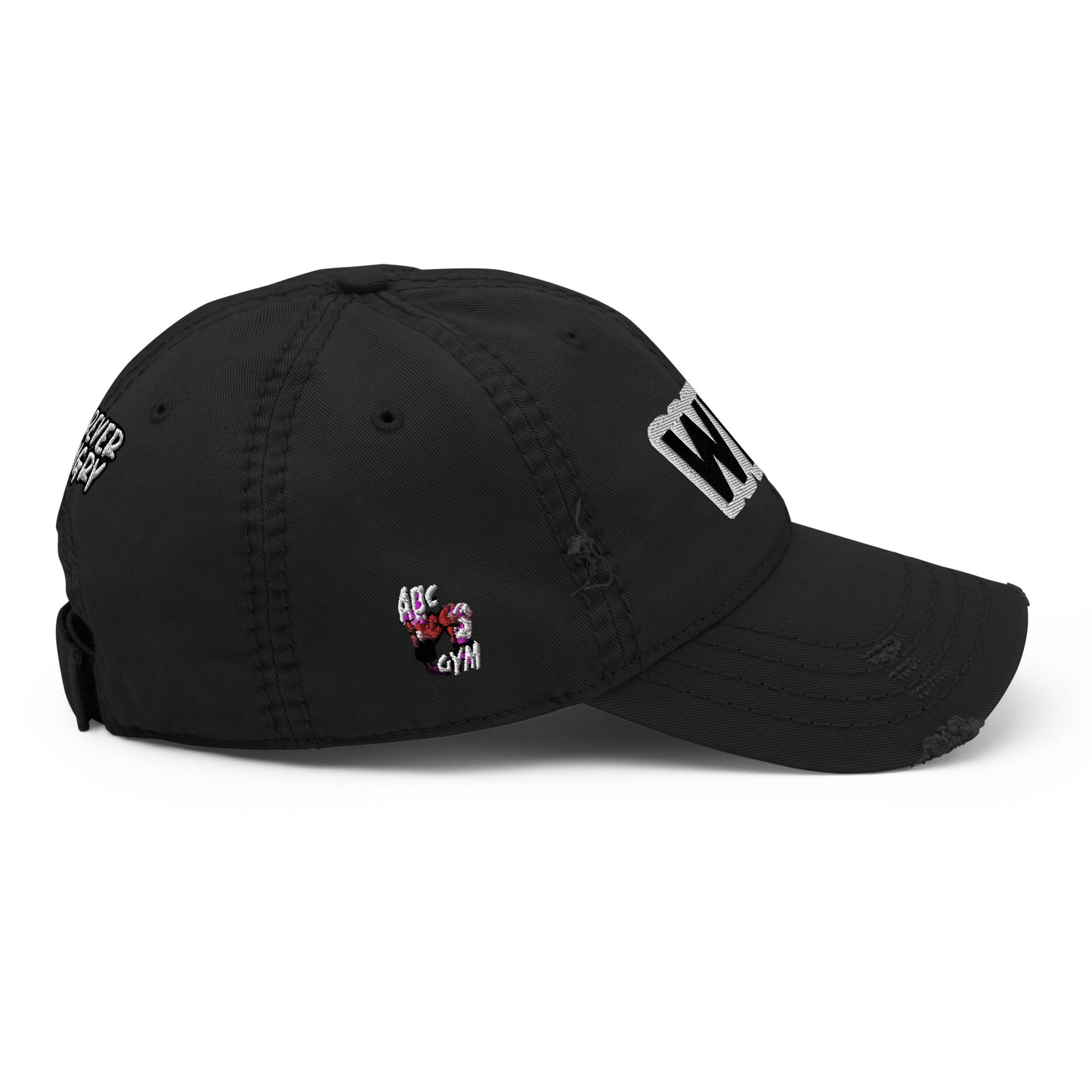 WIN. Distressed Dad Hat - Forever Hungry Lifestyle 