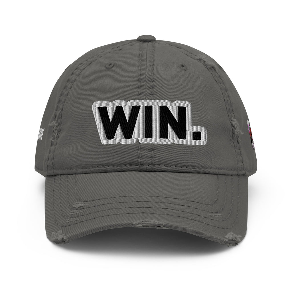 WIN. Distressed Dad Hat - Forever Hungry Lifestyle 