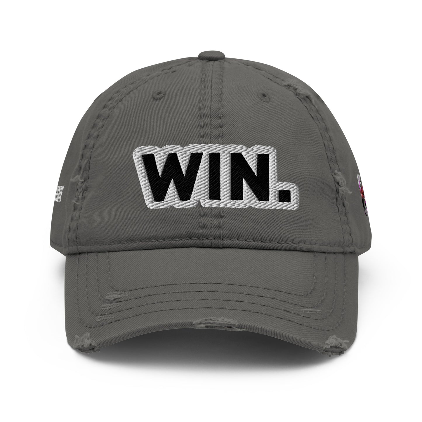 WIN. Distressed Dad Hat - Forever Hungry Lifestyle 