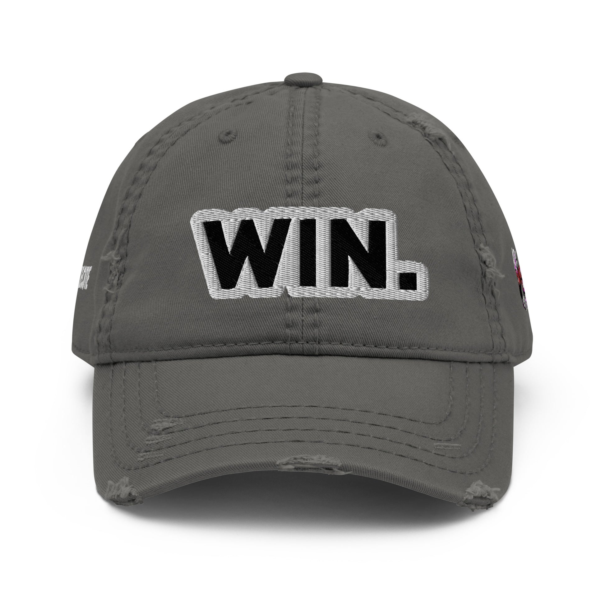 WIN. Distressed Dad Hat - Forever Hungry Lifestyle 
