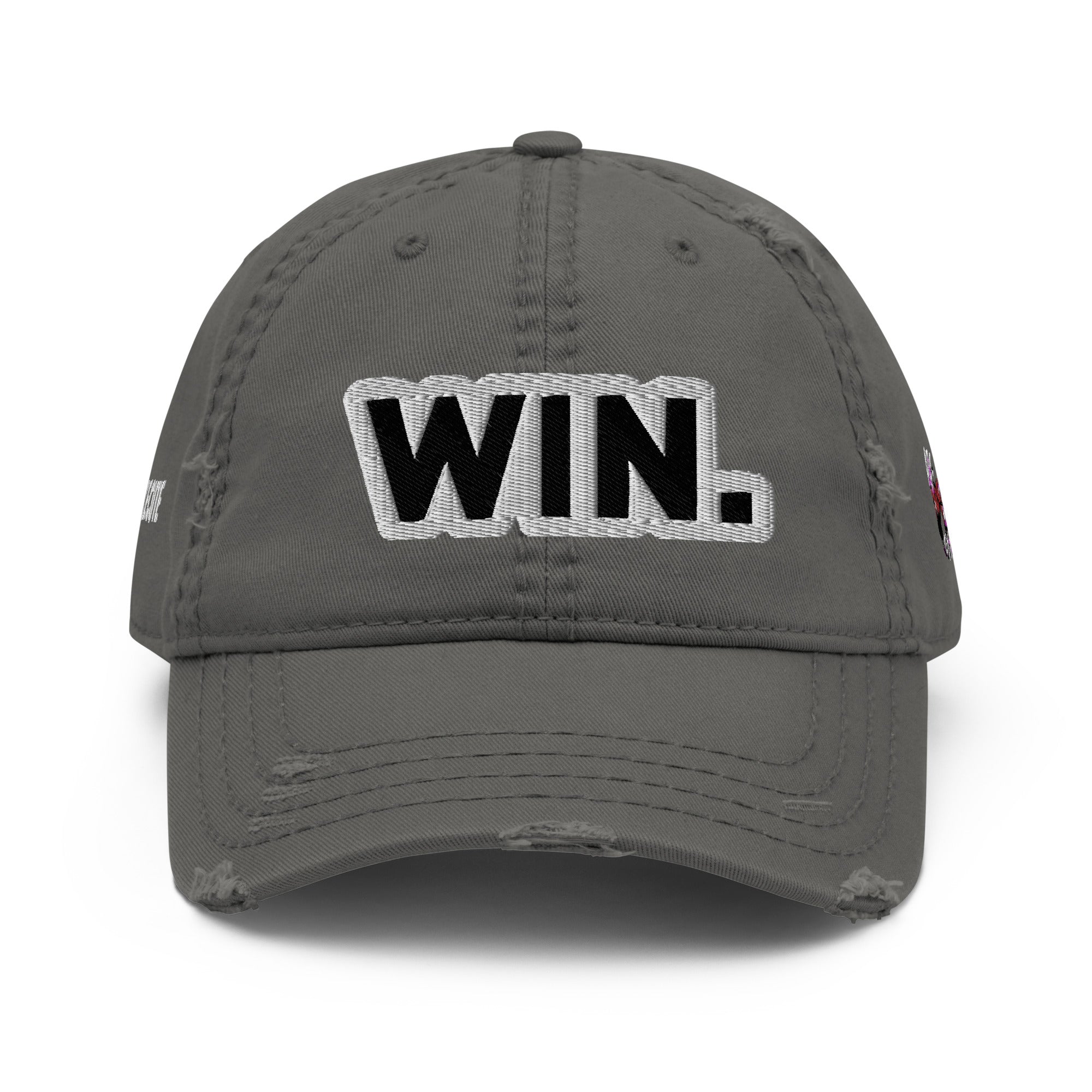 WIN. Distressed Dad Hat - Forever Hungry Lifestyle 