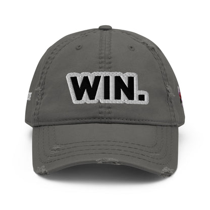WIN. Distressed Dad Hat - Forever Hungry Lifestyle 