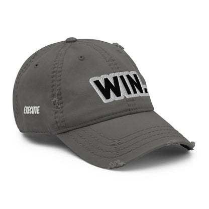 WIN. Distressed Dad Hat - Forever Hungry Lifestyle 