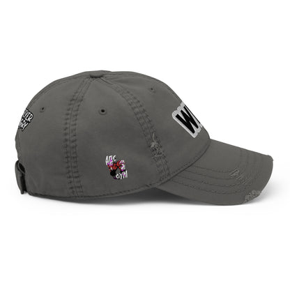 WIN. Distressed Dad Hat - Forever Hungry Lifestyle 