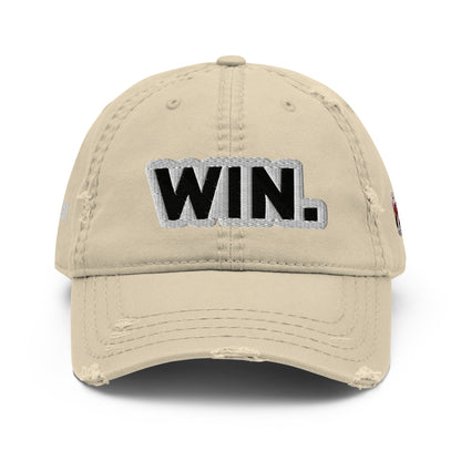 WIN. Distressed Dad Hat - Forever Hungry Lifestyle 