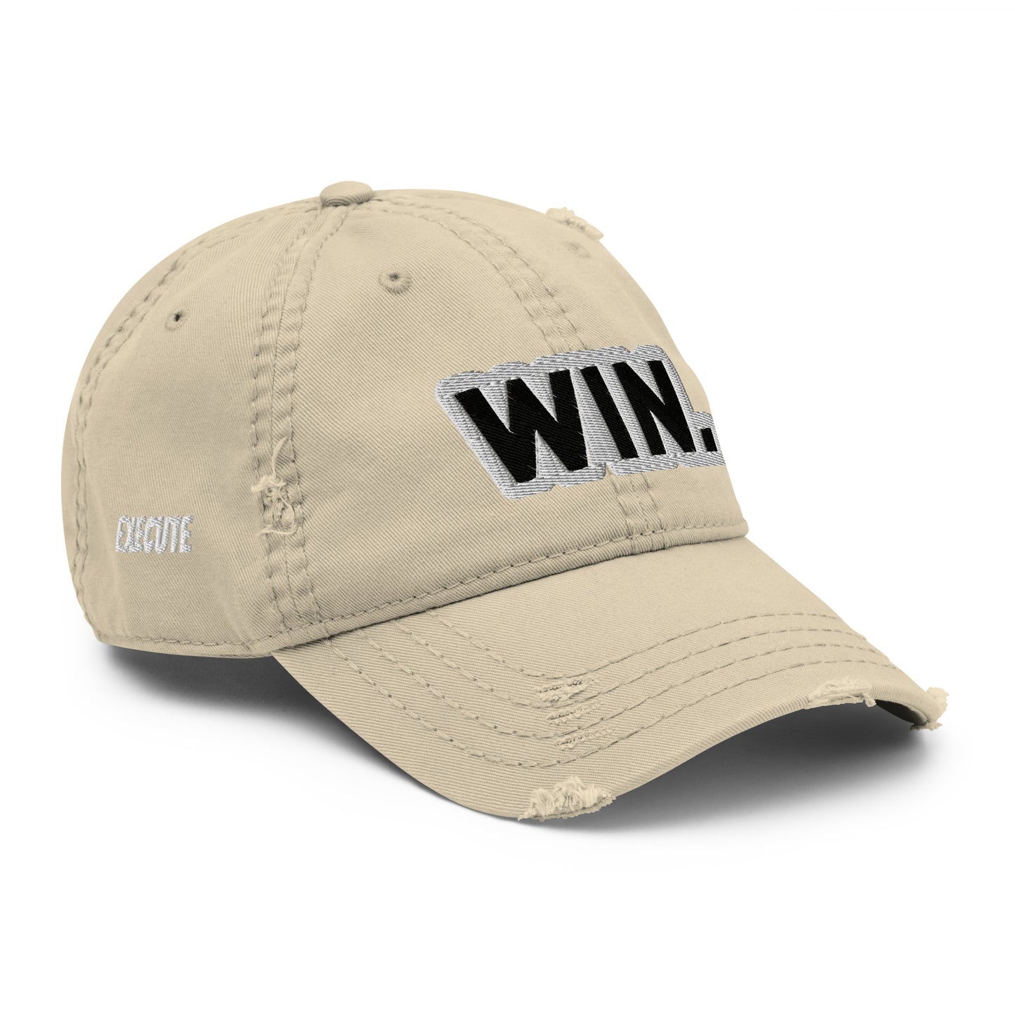 WIN. Distressed Dad Hat - Forever Hungry Lifestyle 