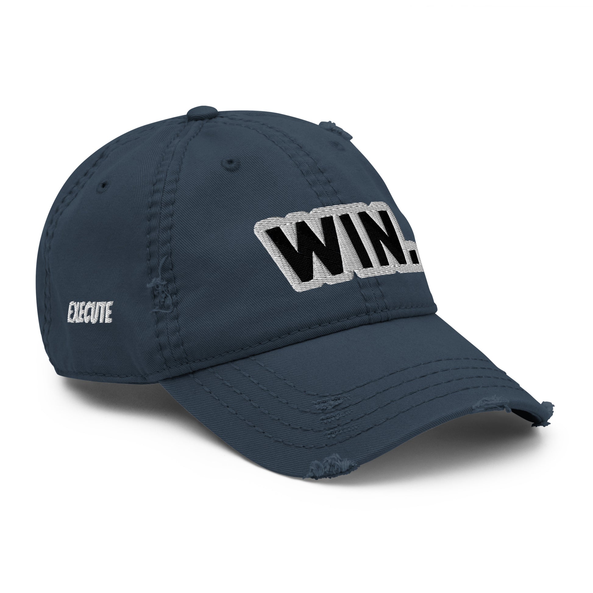 WIN. Distressed Dad Hat - Forever Hungry Lifestyle 